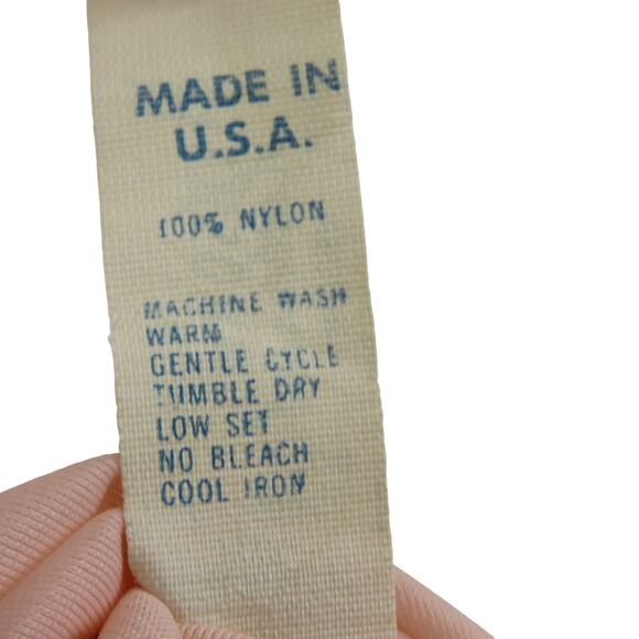 1970s Hersoil Kickernick Pink Vintage Nightgown Medium Coquette - Picture 5 of 5